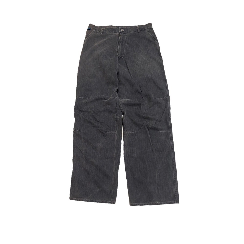 Kuhl Mens Charcoal Gray Herringbone Cotton Ryzer Relaxed Fit Hiking Pants 32x30